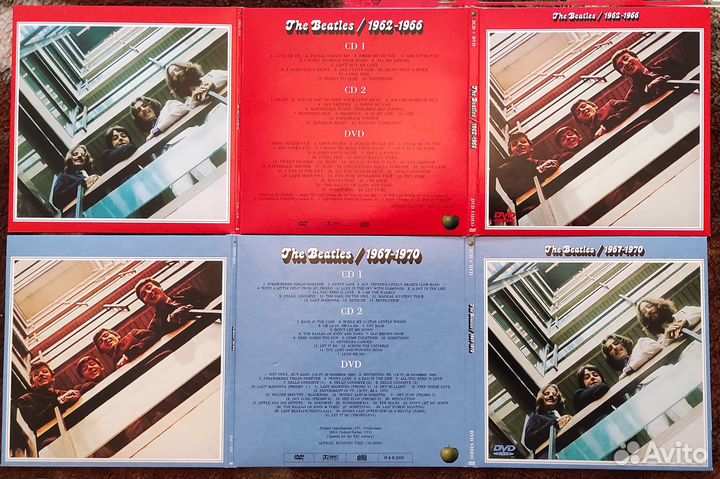 CD The Beatles 1962-1966 (Red). 1967-1970 (Blue)