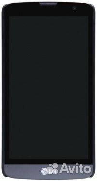 Накладка (клип-кейс) LG L Bello (черный) + плёнка