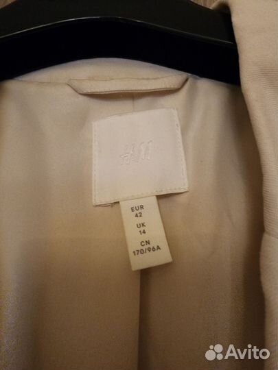 Пиджак летний H&M размер европейский 42