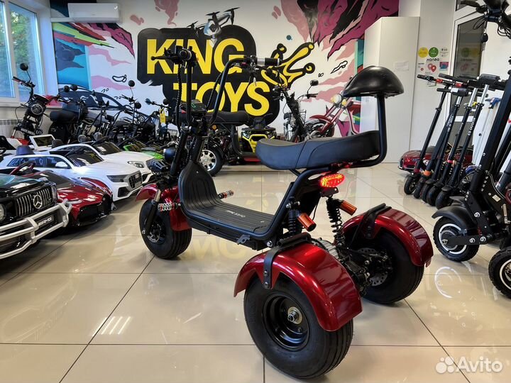 Электроскутер Trike GT X5 1500W 18Ah/60V