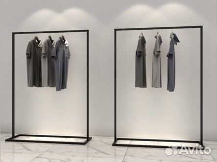 Вешалка напольная рейл