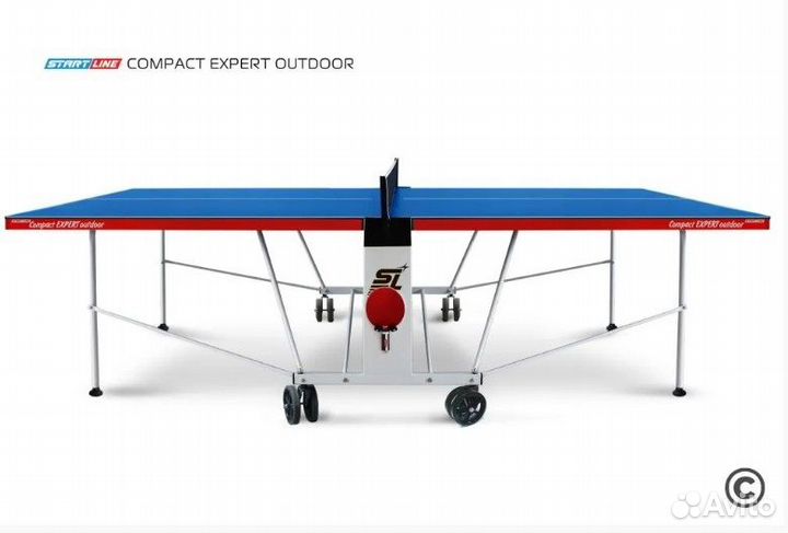 Стол теннисный Compact expert Outdoor 4 Синий