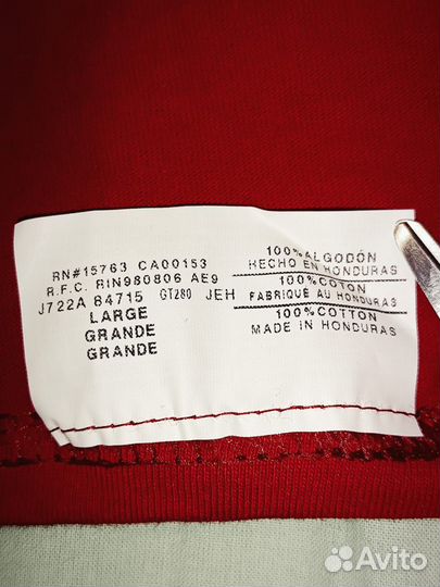 Футболка мужская новая L Hanes оригинал