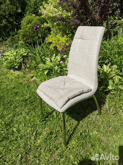 Подушка на стул, табурет. Рогожка