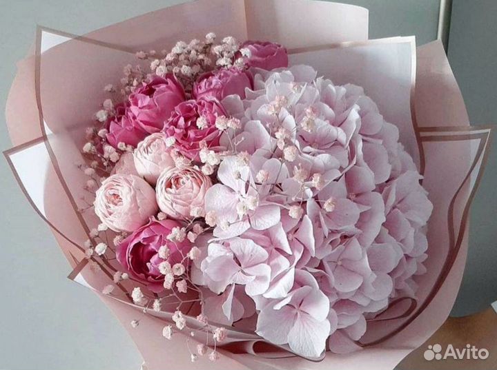 Букет гортензий