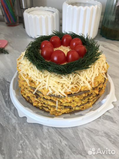 Печеночный торт