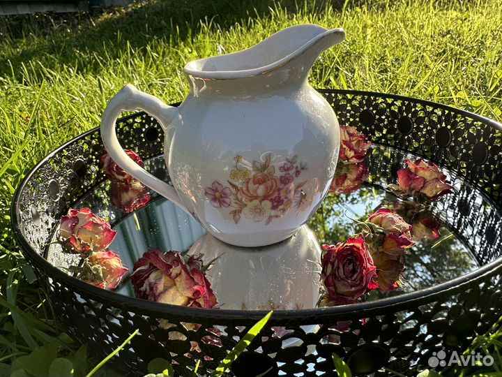 Молочник сливочник дулево СССР винтаж