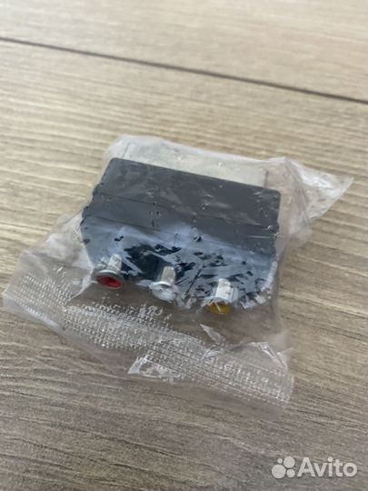 Аудио-переходник (адаптер) 3RCA-scart