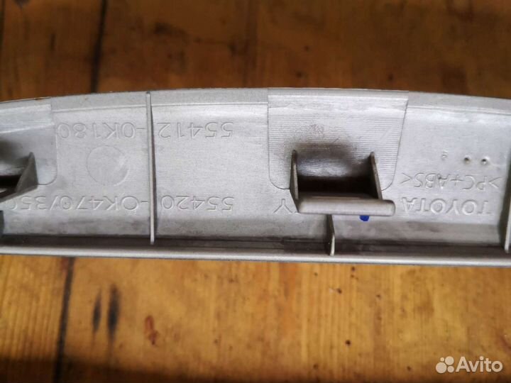 Панель аудиосистемы штатная Toyota Hilux 7 Vigo