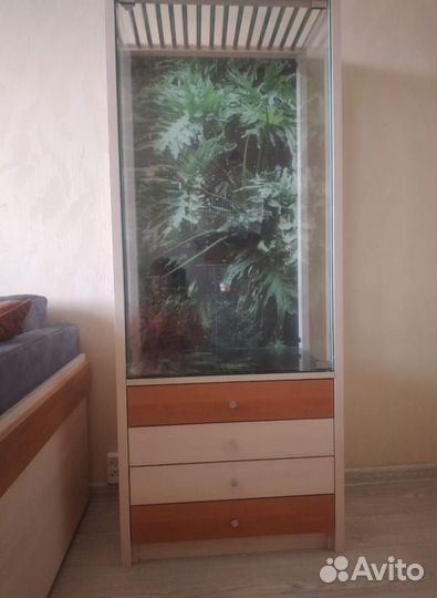 Клетка вольер для птиц с ящиками