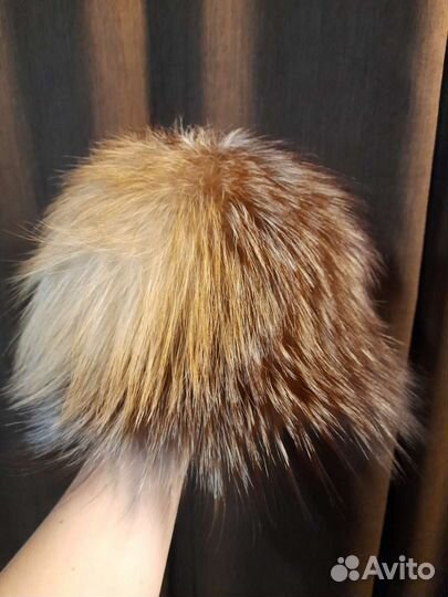 Шапка мех чернобурки