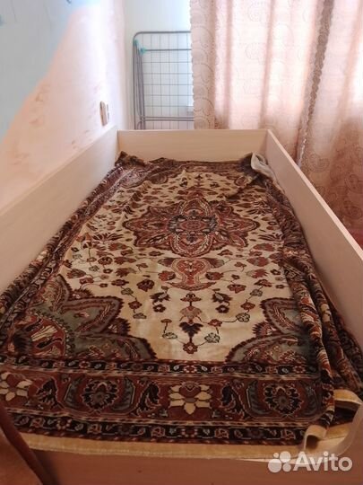 Детская кровать молочный дуб, ручная сборка