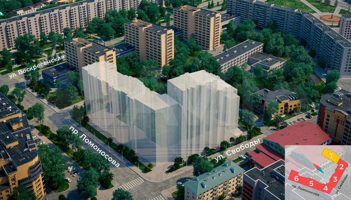 Квартира-студия, 27,6 м², 5/9 эт.