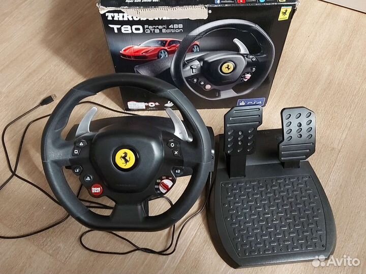 Руль ThrustMaster T80 Ferrari 488 GTB PS4, PS5,пк
