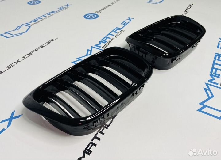 BMW E39, Решетка радиатора М, чёрный глянец