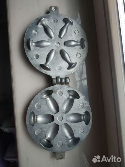 Вафельница грибочница СССР