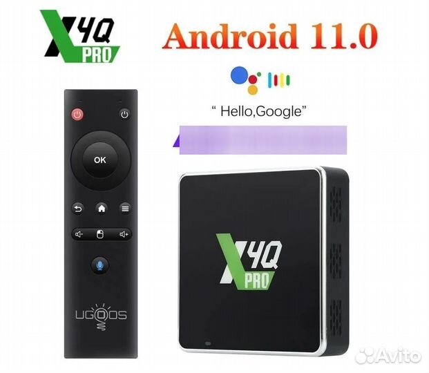 Смарт тв приставка Ugoos X4Q PRO 4/32 Гб