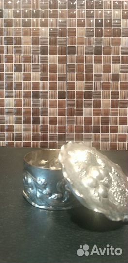 Старинная шкатулка. Серебро