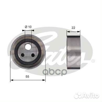 Ролик натяжной ремня грм renault Logan 09/04