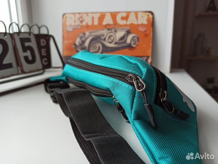 Сумка мужская на пояс, бананка, поясная сумка