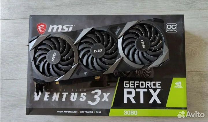 Видеокарта rtx 3080