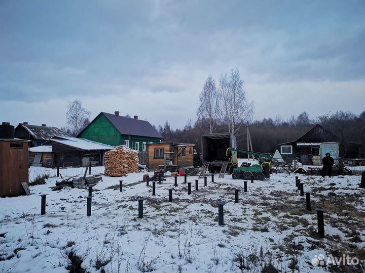 Винтовые сваи / Фундамент под ключ