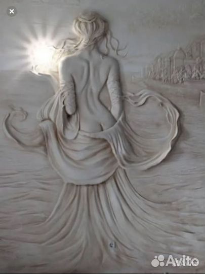 Гипсовое панно барельеф объемная картина