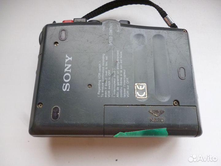 Кассетный диктофон sony