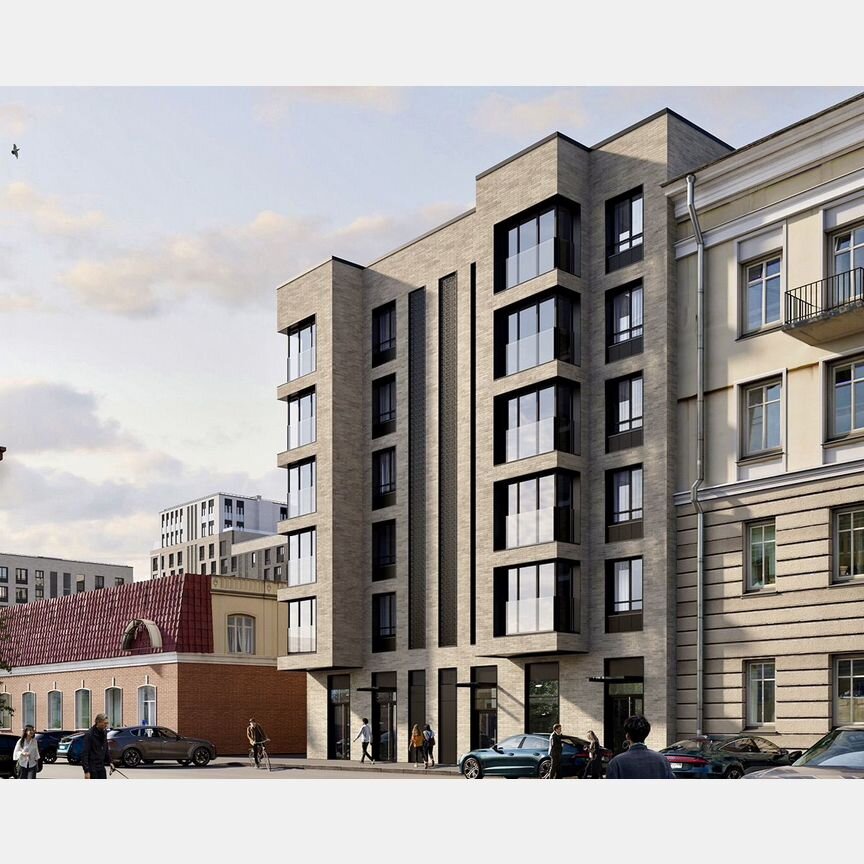 1-к. квартира, 45,2 м², 3/6 эт.