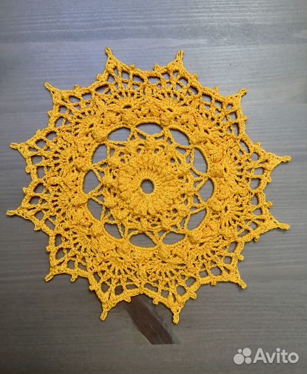 Ажурные салфетки вязаные крючком
