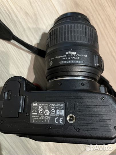 Зеркальный фотоаппарат nikon d3000