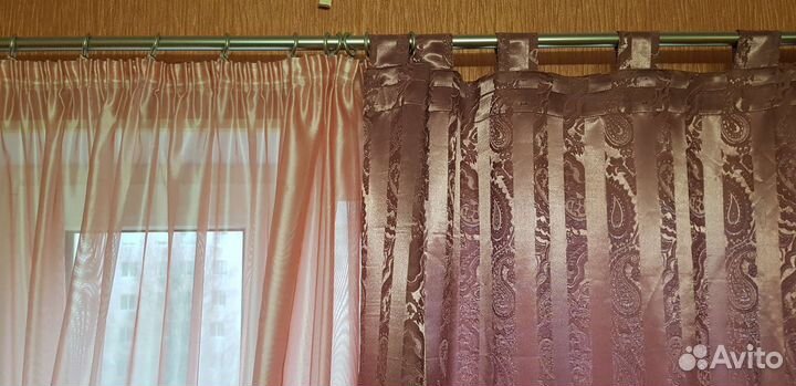 Комплект шторы и тюль