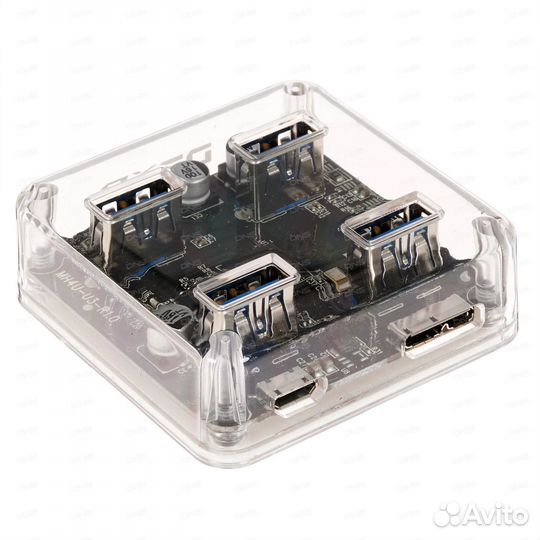 USB 3.2 разветвитель хаб dexp MH4U