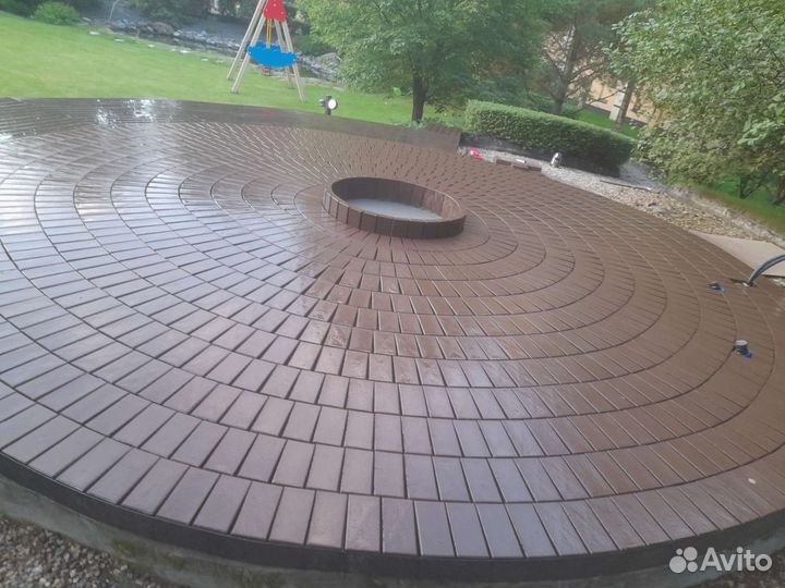 Укладка тротуарной плитки