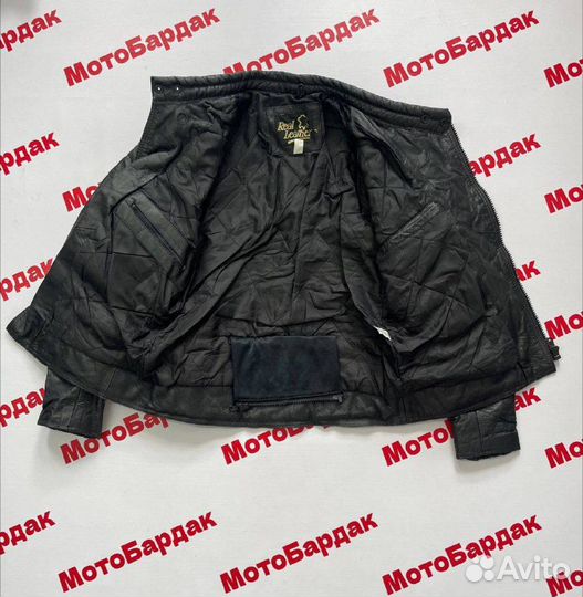 Мотокуртка кожаная р-р 50-52