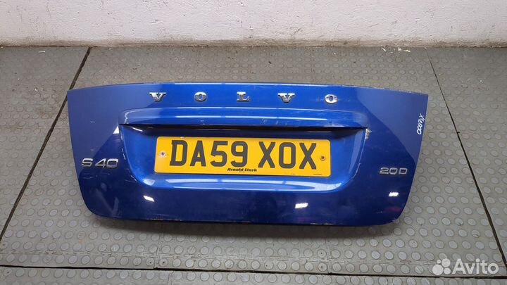 Подсветка номера Volvo S40 2004, 2009