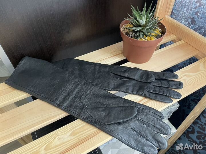 Перчатки нат.кожа