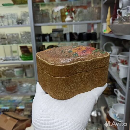 Советская Шкатулка Ручная Роспись Цветы СССР Ретро