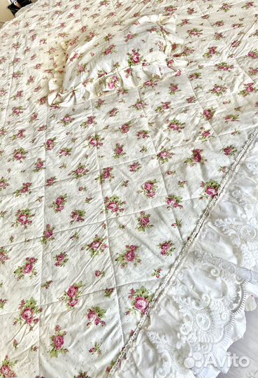 Комплект покрывало/шторы