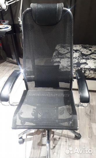 Кресло Метта Samurai S-1.02, сетка, цвет черный