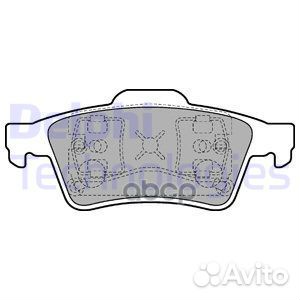Колодки задние Nissan primera P12, Renault lagu