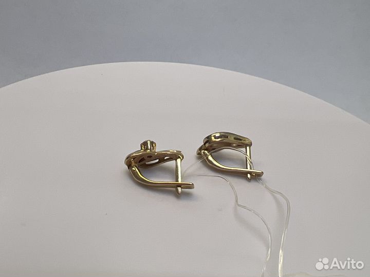 Золотые серьги 585 проба. Арт121