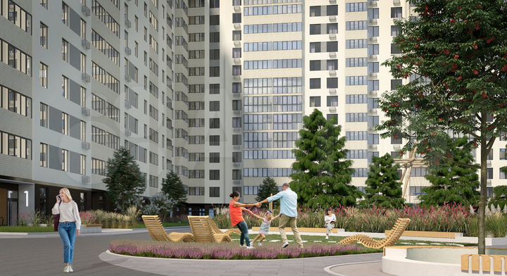 2-к. квартира, 59,6 м², 15/17 эт.