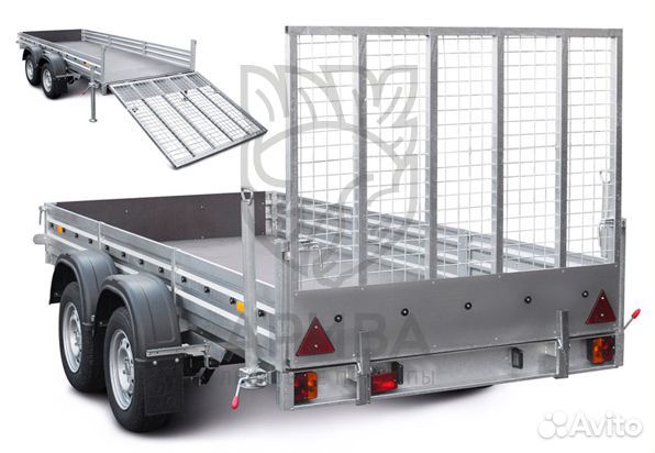 Прицеп с трапом 31.022 для заезда и съезда техники