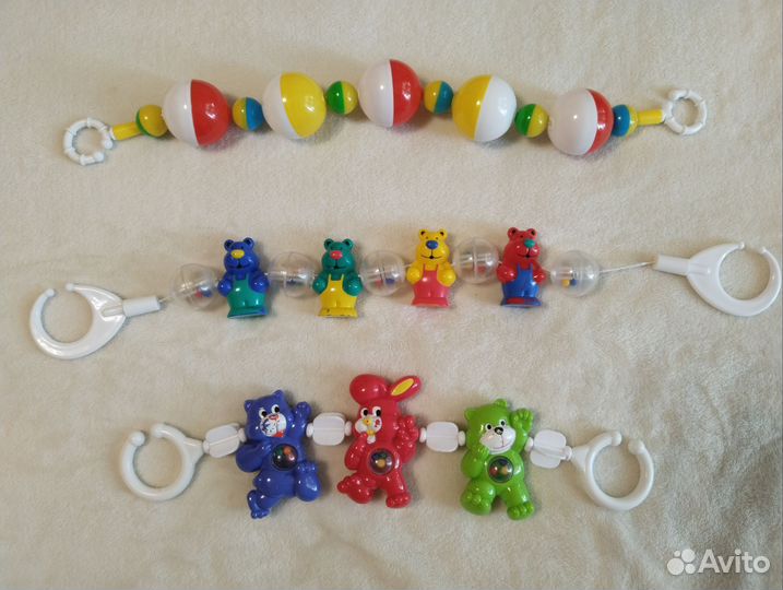 Развивающий коврик tiny love+ игрушки