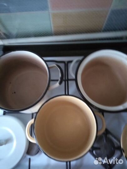 Эмалированная посуда СССР. Б/У