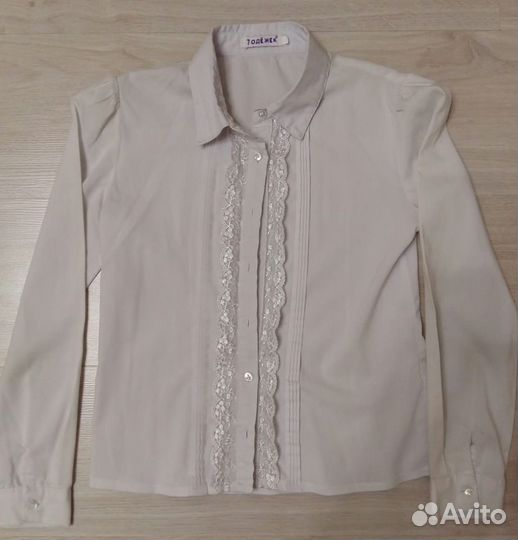 Блузки детские школьные