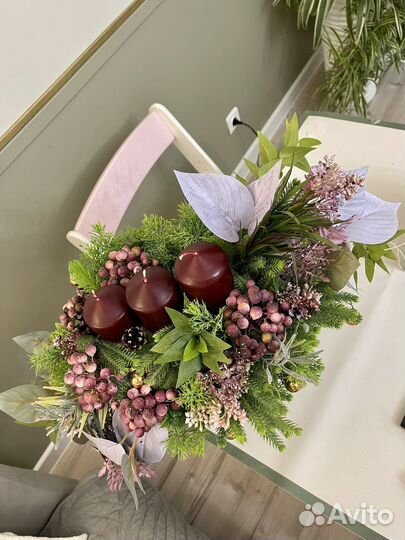 Новогодний подсвечник