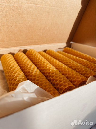 Свечи на исполнение желаний из натуральной вощины