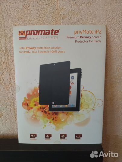 Защитное стекло для планшета IPad2 новое